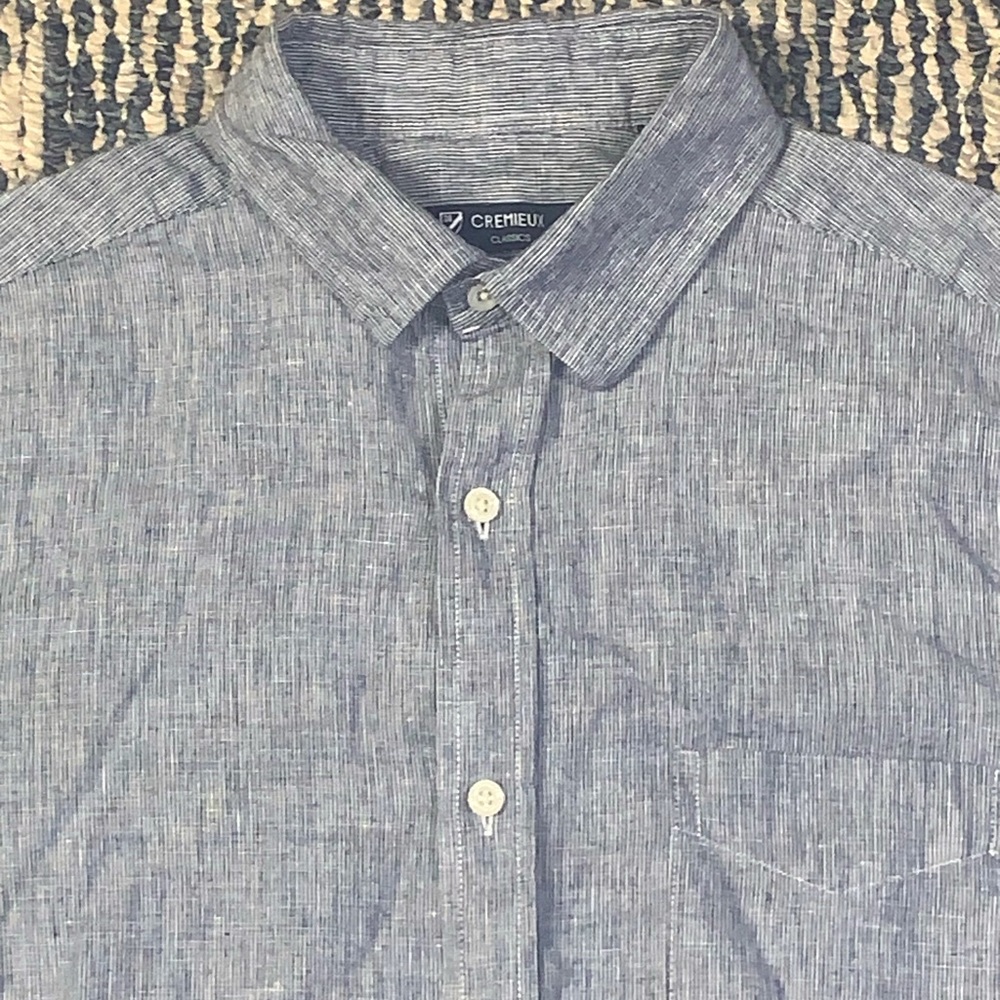 Cremieux Classic Gray Collared Shirt